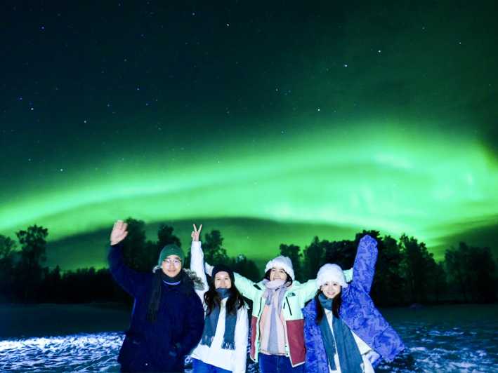 Rovaniemi: Excursão à aurora boreal com observação garantida