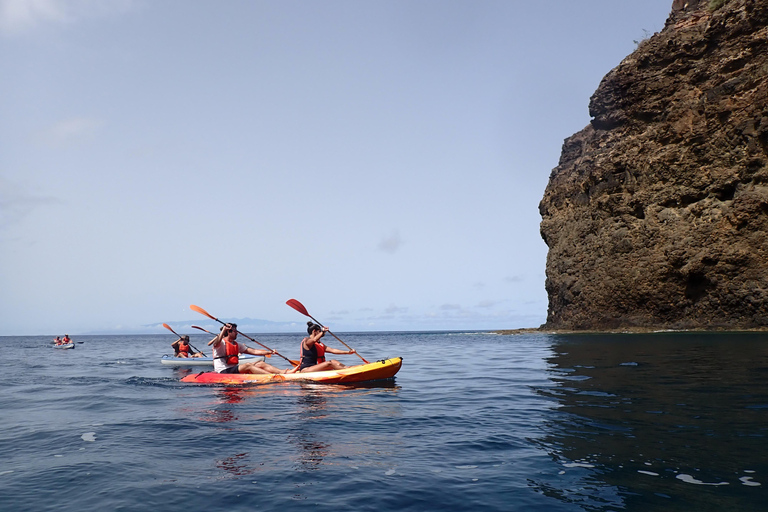 Aventure en kayak à Calheta : Plage de Zimbralinho ou tour de l&#039;îlot Cal