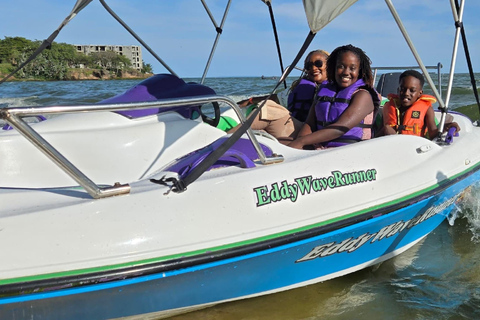 Entebbe: Lake Victoria Jet Ski, Speedboat, & Tubing Tour