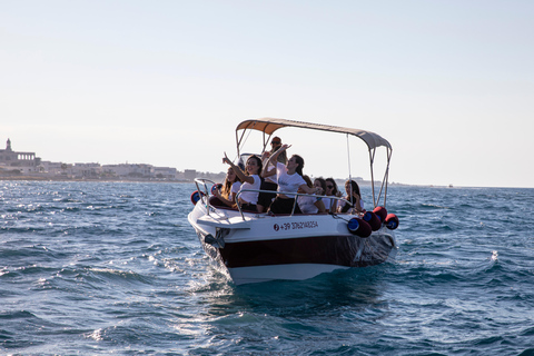 Polignano Sea Caves: Boat Tour with Snorkeling & Aperitif Sea Caves Boat Tour from San Vito