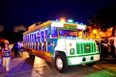 Cartagena: Party Bus Tour with a Beer and Hotel Transfers Party Bus Tour