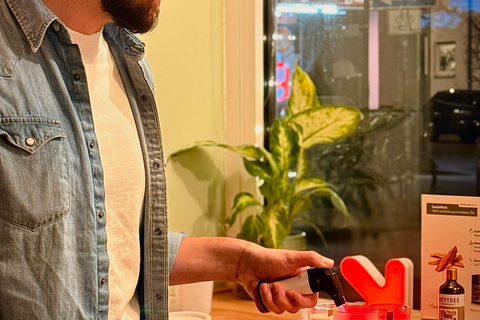 Frankfurt | Pouring scented and gold candles with wine and music