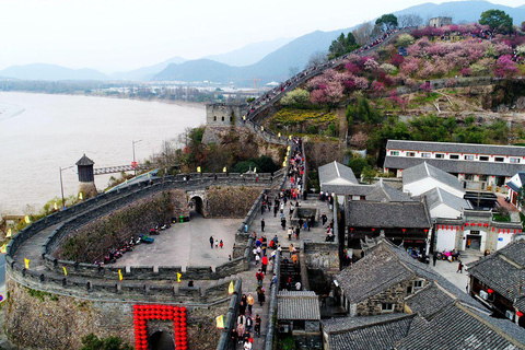 Shanghai: Excursión de un día a la Gran Muralla del Sur en tren bala