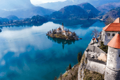 Ab Zagreb: Bleder See und Ljubljana Tagestour mit Schokolade