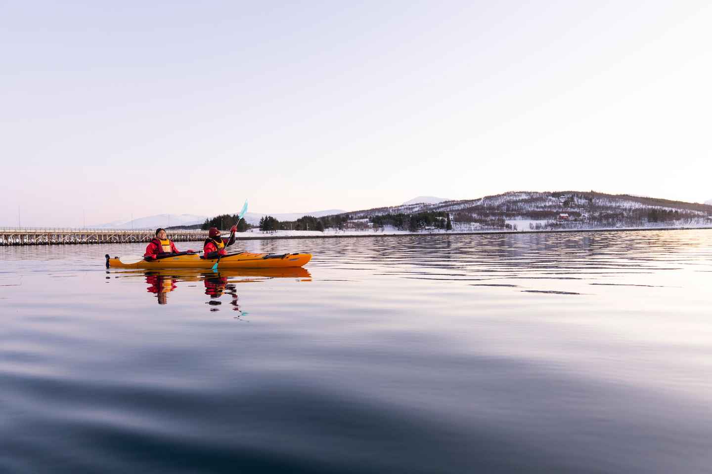 트롬쇠: 겨울 바다 카약 투어와 야생동물 관찰