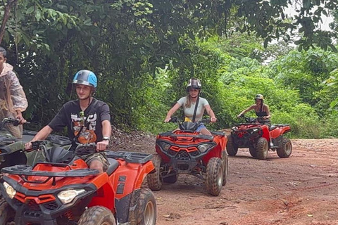 Phuket: Passeio de quadriciclo com visita à praia secreta