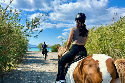 Rhodes: Passeio a cavalo com fotos digitaisPasseio a cavalo pela manhã no campo