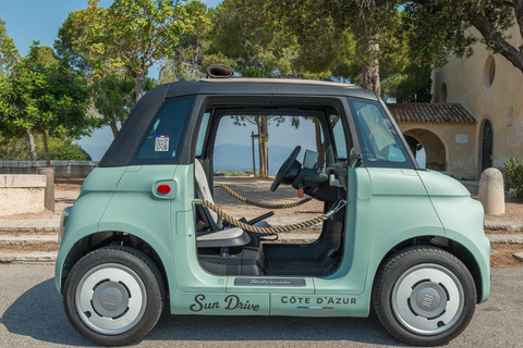 Antibes: Tour in a 100% electric Fiat Topolino 1-hour Discovery Tour in a Fiat Topolino