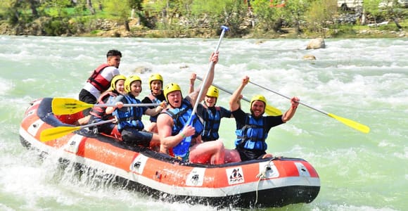 Antalya/Alanya/Manavgat und Side: Rafting-Kombination mit Extremsport-Optionen