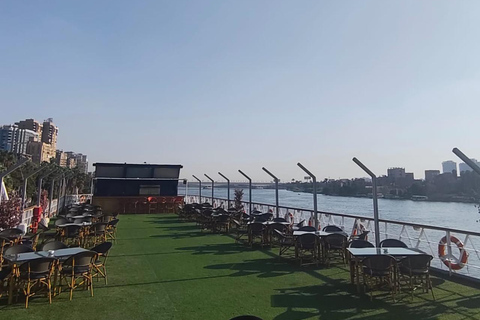 Cairo: Opal Nile Romantic Dinner Cruise & Live Entertainment Including Transfer (Pickup & Drop-off)