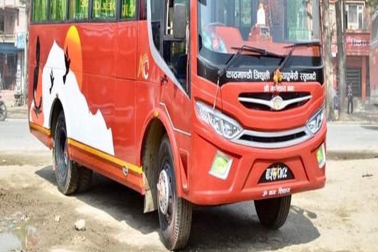 Autobus z Katmandu do Dhunche