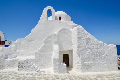 Mykonos: Half-Day City Walking Tour and Island Bus Tour City and Island Tour 2024