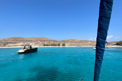 Mykonos: Cruzeiro em Delos e Rhenia com banho de mar e refeição gregaMykonos: Delos e Rhenia Cruise com mergulho e refeição grega