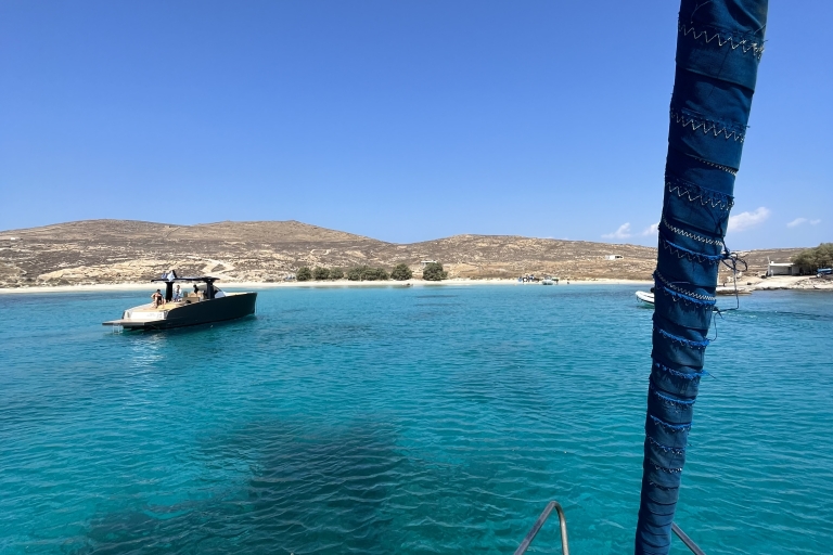 Mykonos: Delos en Rhenia Island Cruise met zwemmen en Griekse maaltijd