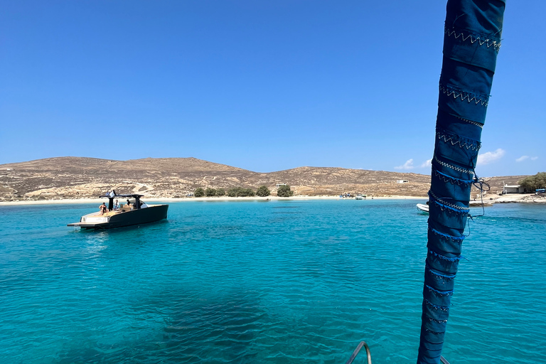 Mykonos: Delos en Rhenia Island Cruise met zwemmen en Griekse maaltijd