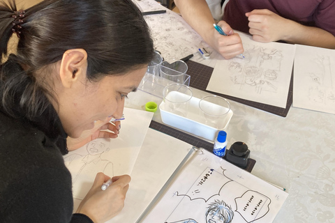 3-Hour Manga Drawing Workshop in Tokyo