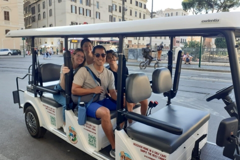 Rome: Private Sightseeing Tour by Golf Cart Tour with Hotel Pickup and Drop-Off
