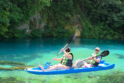 Sarande: Blue Eye Kayak Walking tour & Lekuresi Castle NO KAYAK,Blue Eye Basic Visit – Transport & Free Time