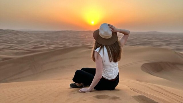 Visit Doha Arabian Desert Safari Sunset and Camal Ride in Doha, Qatar
