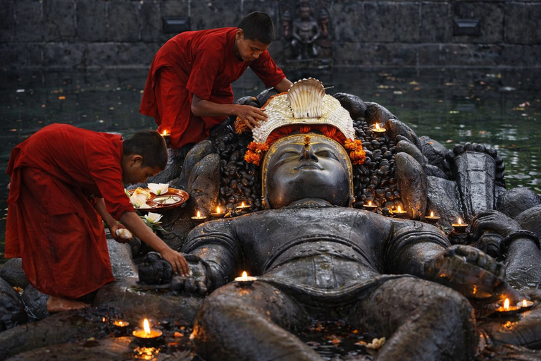From Kathmandu: Budhanilkantha Temple Guided Tour