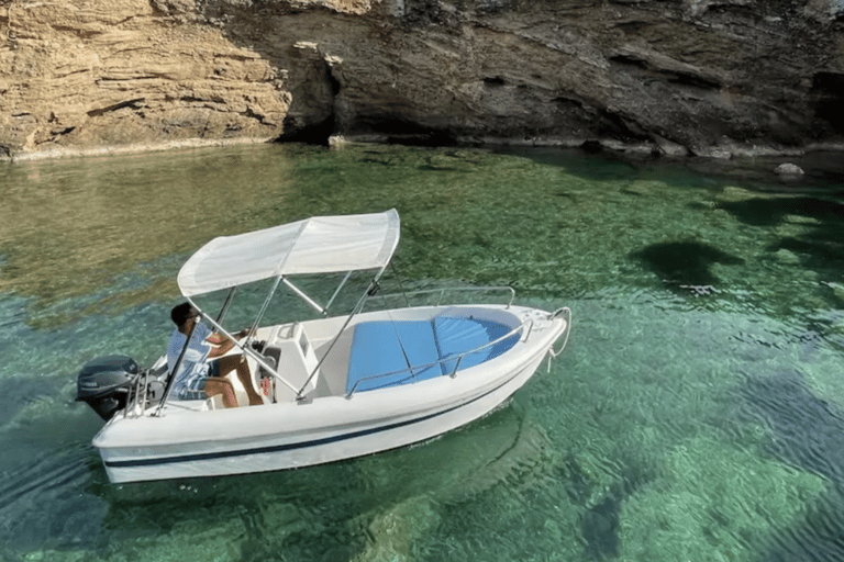 Ibiza: Self-Drive Boat Rental from San Antonio Bay