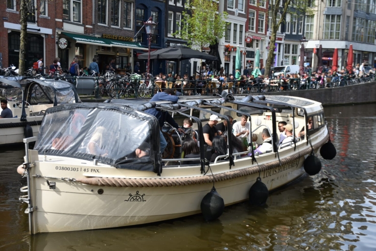 Amsterdam: Excursión en barco de 1 hora apta para fumadores de 420Excursión de 1 hora en barco de humo