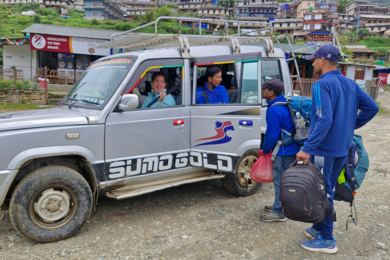 Pokhara: 2-Day Express Poon Hill Trek by Private Jeep All Inclusive With A Guide And Private Jeep