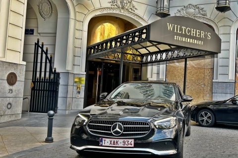 Brussels City Center to BRU Airport Transfer for 3 Pax (Copy of) Brussels: Airport Transfer to City Center for 3 Passengers