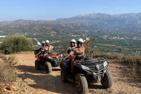 Z Platanias: Quad safari z transferem do hoteluPojedynczy quad (1 osoba na każdy quad)