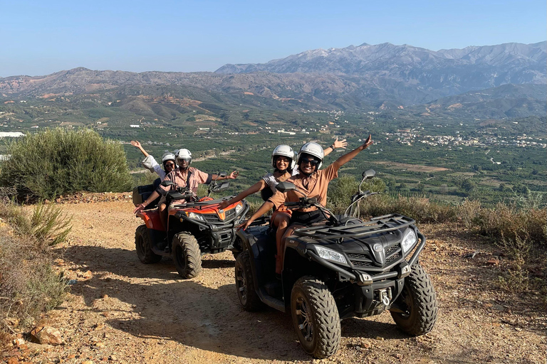 Z Platanias: Quad safari z transferem do hoteluPojedynczy quad (1 osoba na każdy quad)