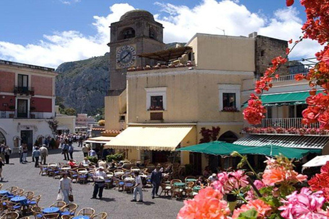 From Positano: Capri Island Group Cruise with Blue Grotto