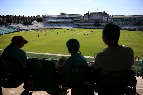 Londres: visite au terrain de cricket ovale de Kia
