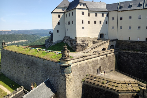 From Dresden: Table mountains Lilienstein & Königstein tour