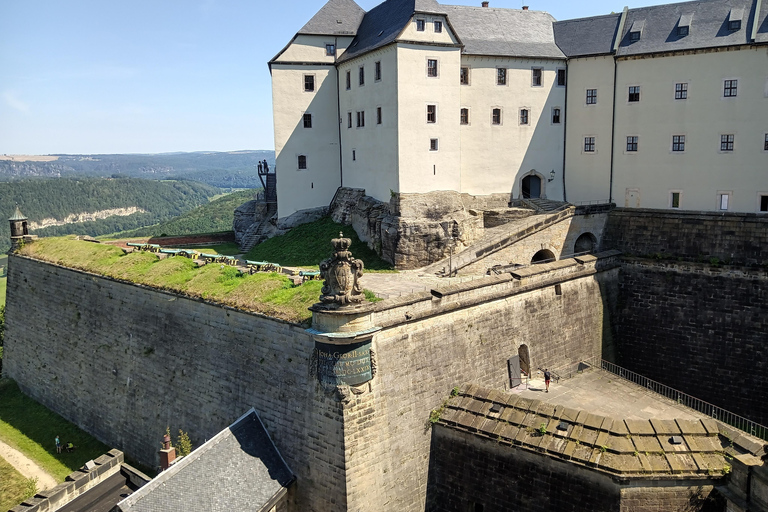 From Dresden: Table mountains Lilienstein & Königstein tour
