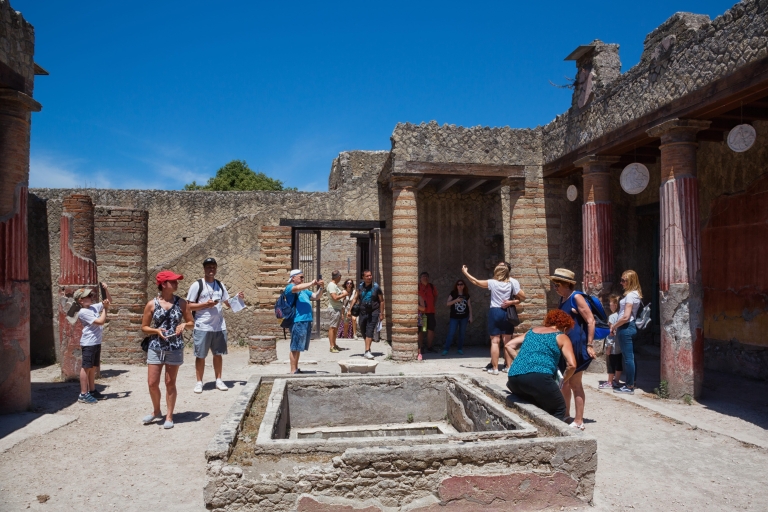 Transfer van Napels naar Amalfi met Tour in HerculaneumTransfer van Napels met Tour in Herculaneum