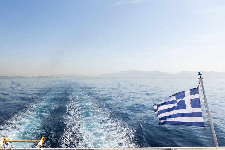 Athens: Aegina, Agistri & Metopi Swimming Cruise with lunch Cruise with Pickup From Select Hotels in Athens