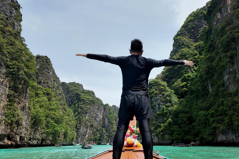 Phuket : Phi Phi & Maiton Islands Day Tour By Luxury Yacht Day Tour Without Transfer