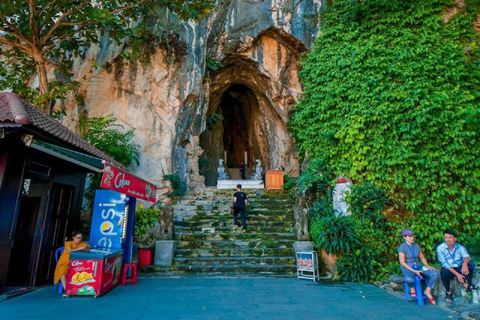 MONTAGNES DE MARBRE - MONTAGNE DES SINGES - GROTTE D&#039;AM PHU AU COUCHER DU SOLEILVisite partagée de l&#039;après-midi