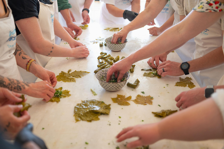 Greek Cooking Class with a Local Chef, Wine, & Meal in Drios Drios: Greek Cooking Class with a Chef, Wine, and Meal
