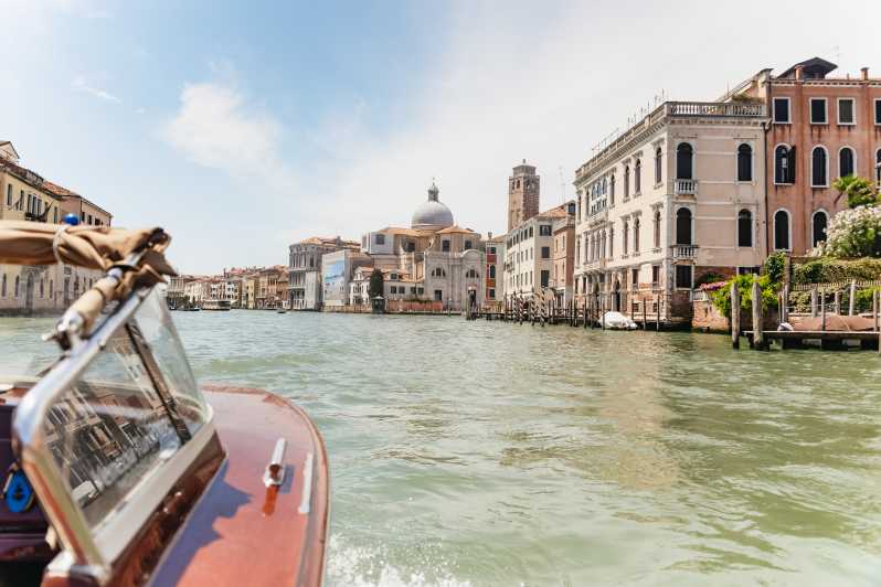 Venise : Transfert en bateau-taxi de l'aéroport Marco Polo