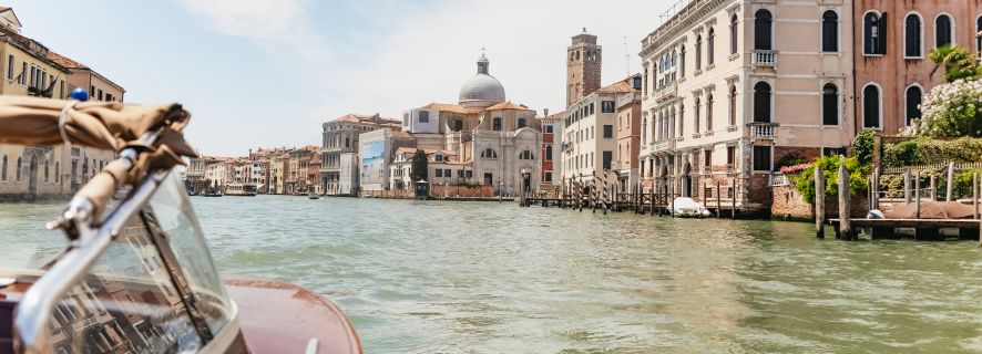 Venedig: Marco Polo Lufthavn Vandtaxi Transfer