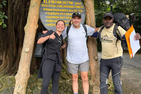 Mountain Kilimanjaro Trekking: 5 Day Marangu RouteMountain Kilimanjaro Trekking: 5Day Marangu Route(5-6people)