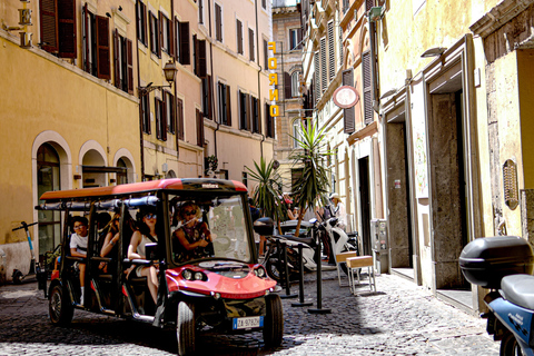 Rome: 3-Hour Private Golf Cart Tour - The Major Highlights Rome: Private Customizable 3-Hour Golf Cart City Tour