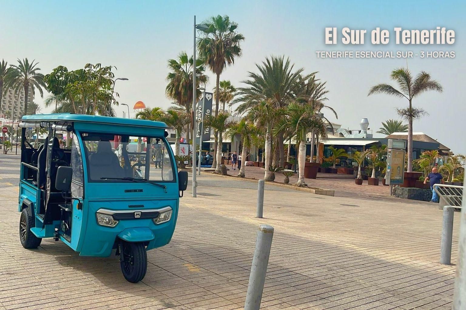 Costa Adeje: Tuk-Tuk-Tour durch den Süden Teneriffas (3 Stunden)