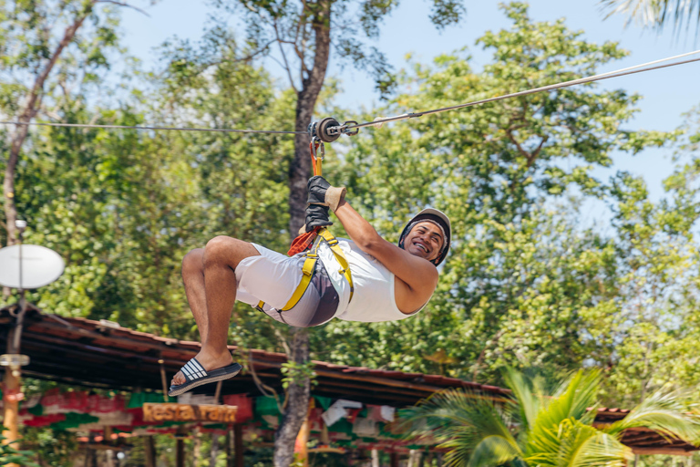 Passeio aéreo e aquático