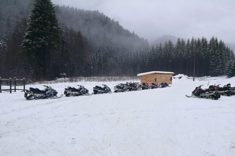 Schneemobil-, ATV- oder Buggy-Tour ab BukarestSchneemobil Privat