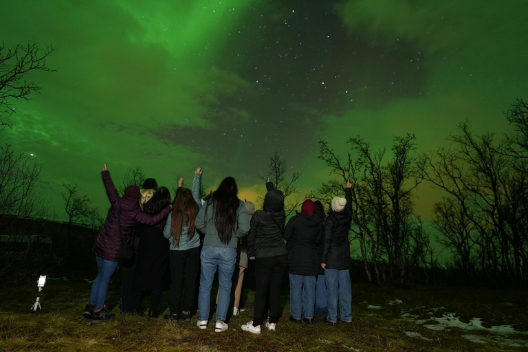 Tromsø: English/Spanish Aurora Pathfinder Tour with Photos Tromsø: English/Spanish Aurora Hunting Private Minibus Tour
