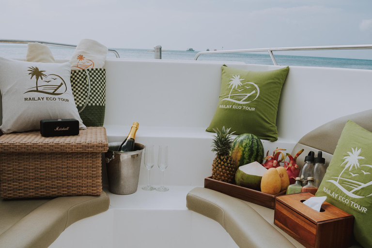Krabi: Hong Islands Private Luxury Speed Boat Half/Full Day Luxury Speedboat one engine Half Day Hong Islands 5 hrs.