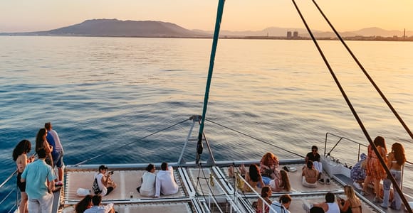 Malaga: Catamaran Sailing Trip with Sunset Option