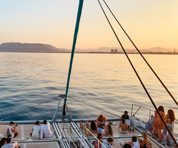 Malaga: Catamaran Sailing Trip with Sunset Option